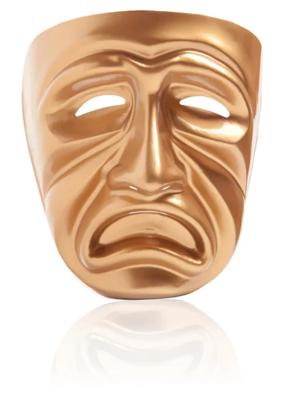 Tragedy theatrical mask — Stock Photo, Image