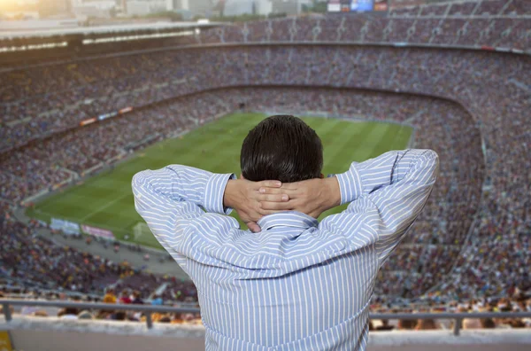 Tristi appassionati di calcio — Foto Stock
