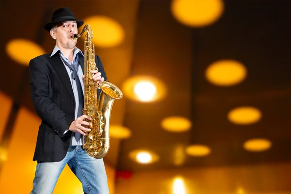 Saxophonist — Stock Photo, Image