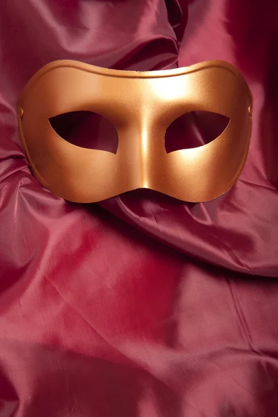 Golden carnival mask — Stock Photo, Image