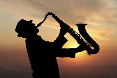 Saxophonist clipart