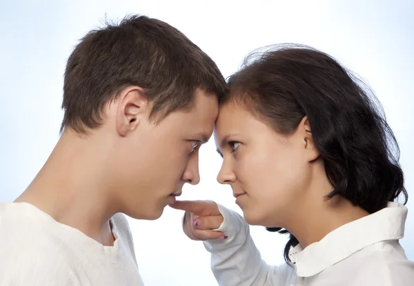 Couple quarreling — Stock Photo, Image