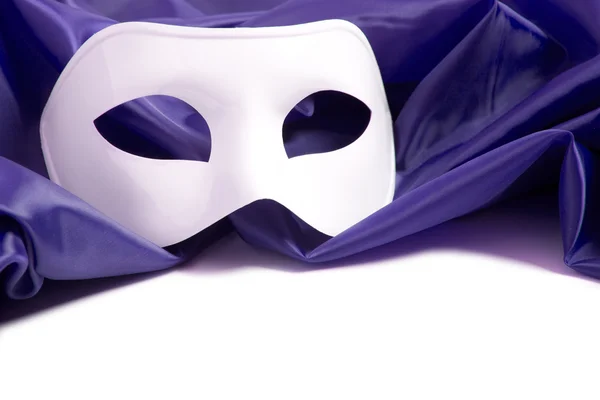 Witte theatrale masker — Stockfoto