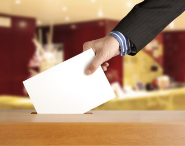 Voting ballot clipart