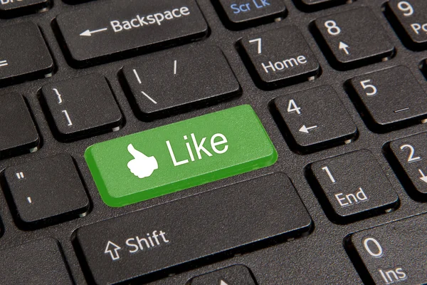 Hot key for facebook — Stock Photo, Image