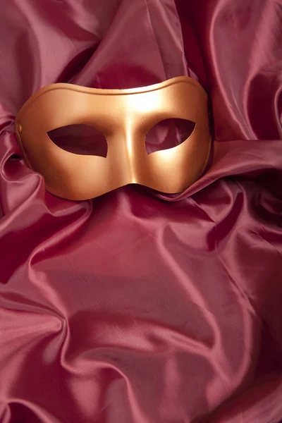 Máscara de carnaval de oro — Foto de Stock