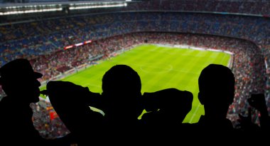 mutlu futbol fans
