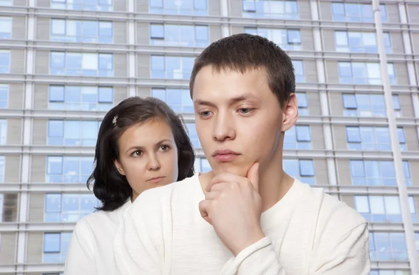 Pareja joven discutiendo —  Fotos de Stock