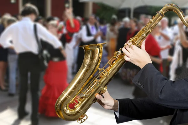 Saxophonist — Stock Photo, Image