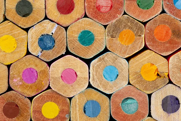 Textúra a színes ceruzák — Stock Fotó