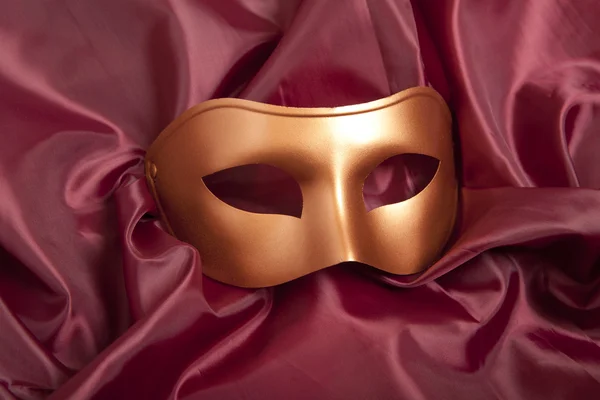 Golden carnival mask — Stock Photo, Image