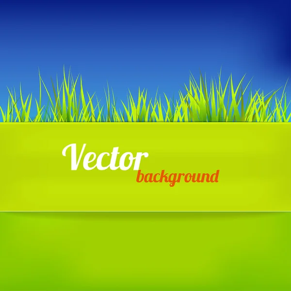 Bright background in green and blue color — Stock Vector