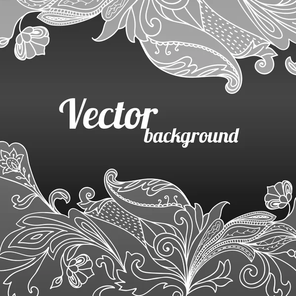 Marco dibujado a mano con elementos garabatos coloridos — Vector de stock