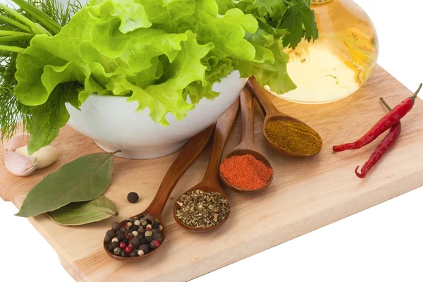 Set of ingredients and spice — Stock Photo, Image