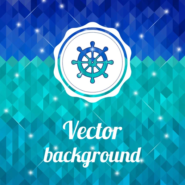 Rótulo com roda — Vetor de Stock