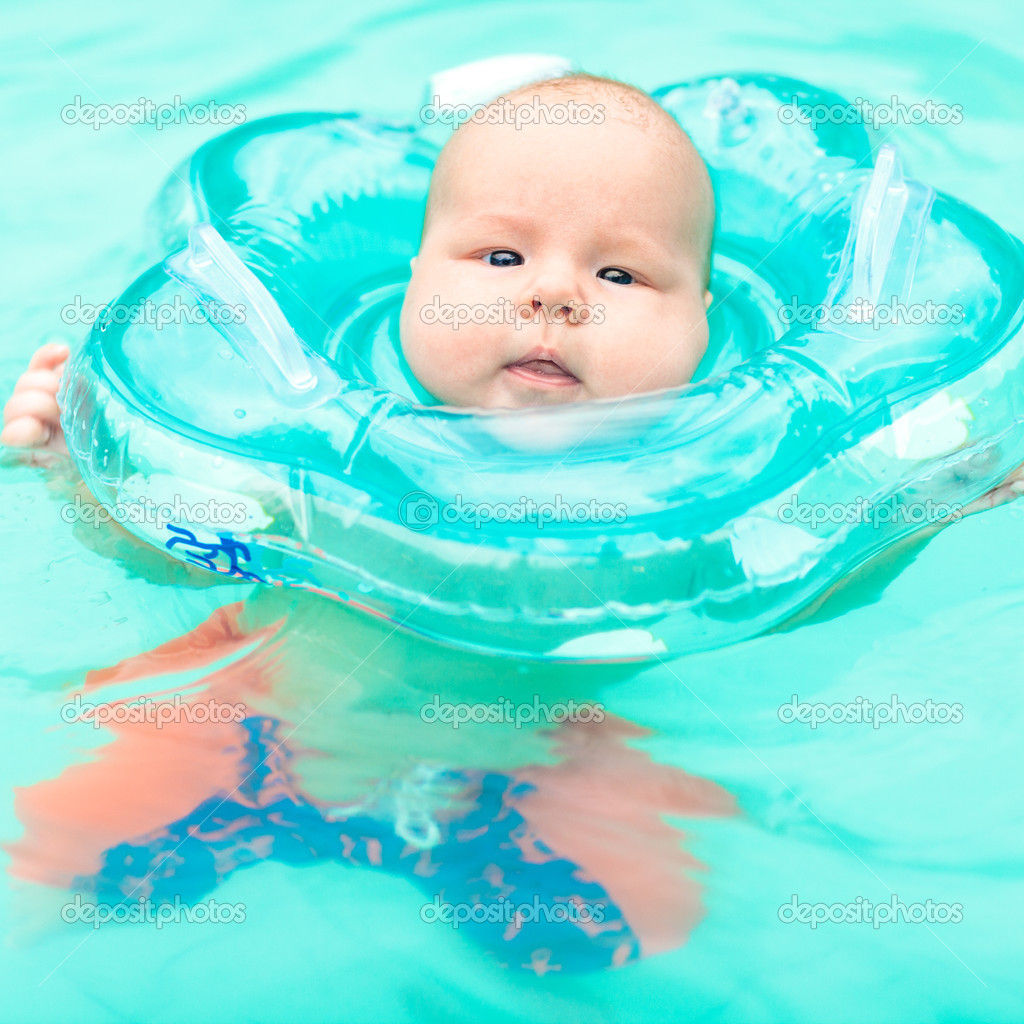 newborn swimming ring