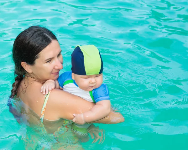 Baby in a sea — Stock Photo, Image