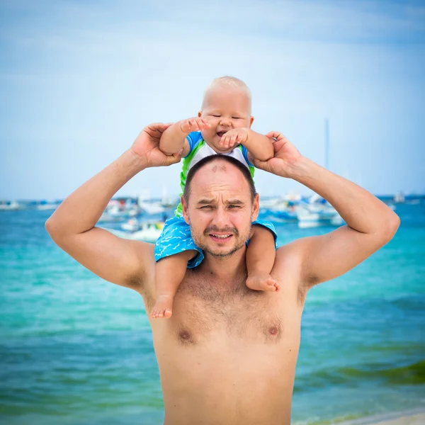 Bambino e padre — Foto Stock