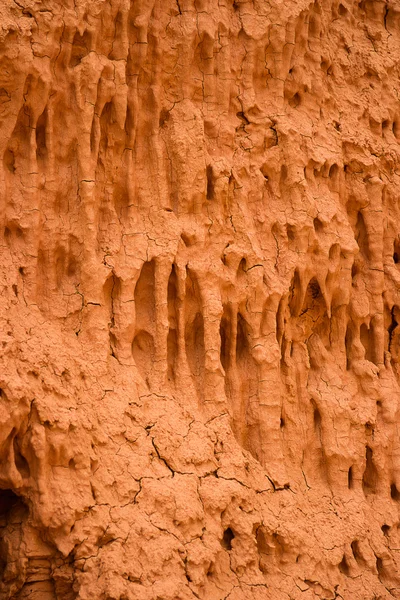 Texture of the red clay — Stock Photo, Image