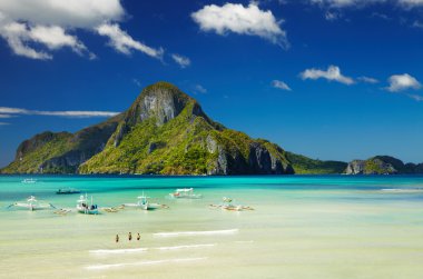 El Nido bay, Philippines clipart