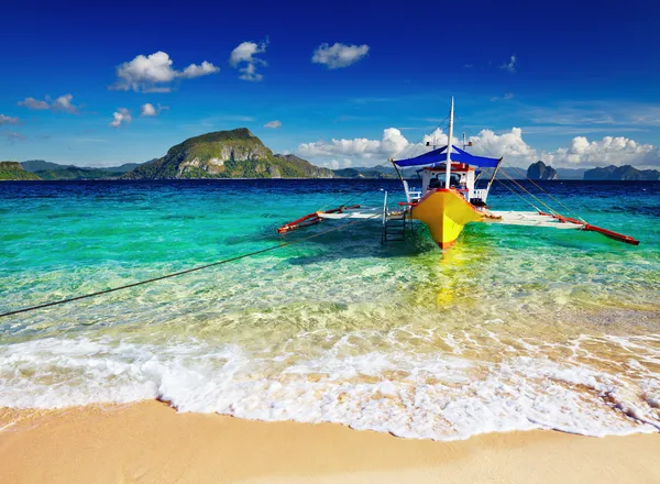 Tropisch strand, Filippijnen — Stockfoto