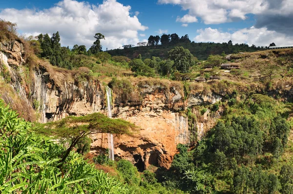 Vattenfall sipi falls i uganda — Stockfoto