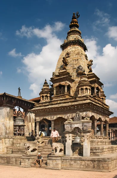 Chrám Višnu, kathmandu-hlavní město Nepálu — Stock fotografie