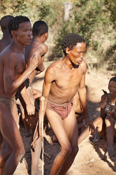 Hombres del bosque bailando — Foto de Stock