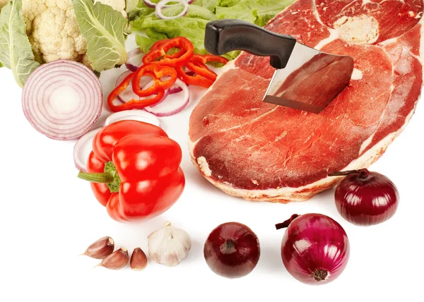 Lebensmittelzutaten bereit zum Kochen — Stockfoto