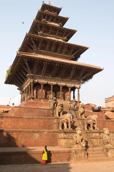 Hindoe tempe in kathmandu-hoofdstad van nepal — Stockfoto