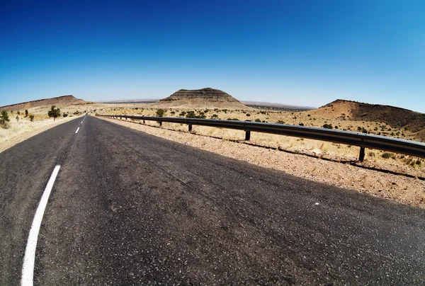 Estrada vazia com borrão de movimento — Fotografia de Stock