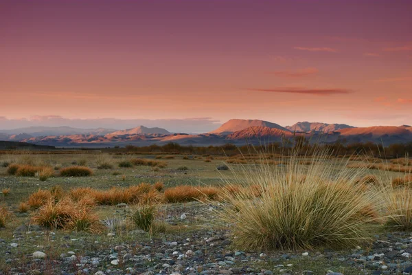 Mongoolse zonsondergang — Stockfoto