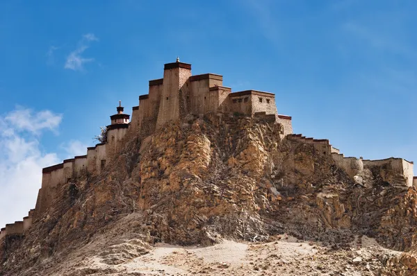 Ancient tibetan fortress. Gyantse, Tibet — Stock Photo, Image