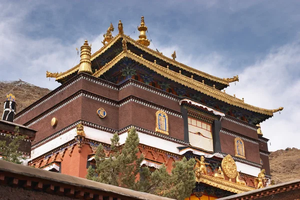 Mosteiro de Tashilhunpo no Tibete — Fotografia de Stock