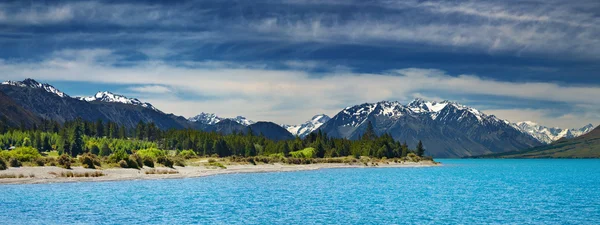 Lago Ohau, Nova Zelândia — Fotografia de Stock