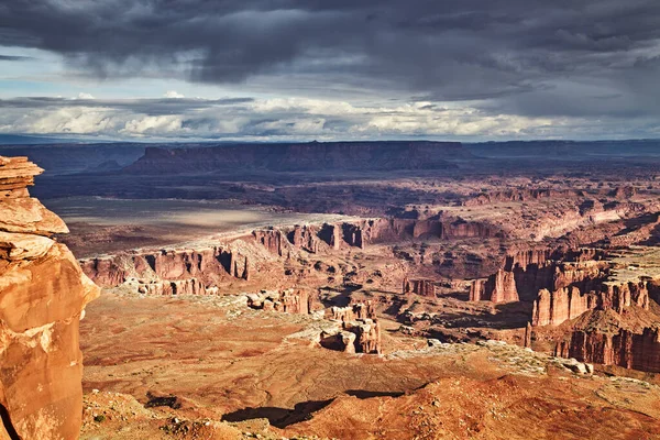 Wyspa Niebie Park Narodowy Canyonlands Utah Usa Obrazy Stockowe bez tantiem