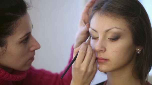 Make-up — Stockvideo