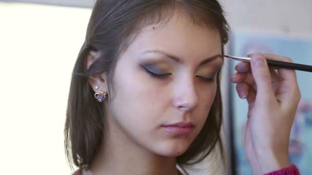 Maquillaje.. — Vídeos de Stock