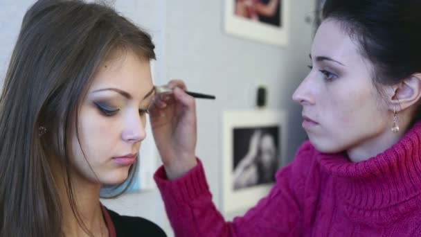 Make-up — Stockvideo