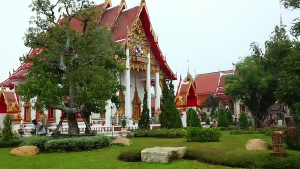 Boeddhistische tempel — Stockvideo