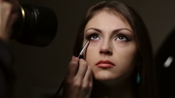 Make-up — Stockvideo