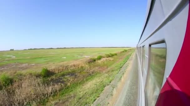 Viagem ferroviária — Vídeo de Stock