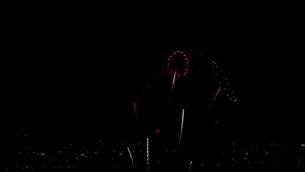 Feuerwerk — Stockvideo