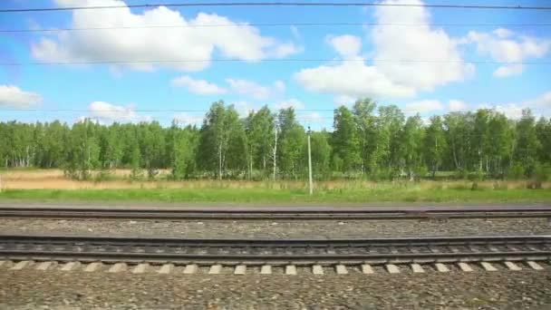 Železnice — Stock video