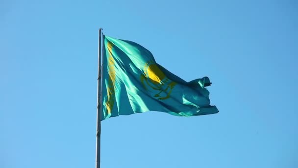 Flag of Kazakhstan — Stock Video