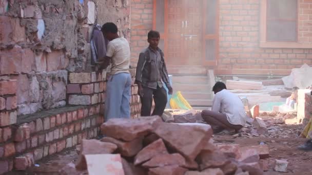 Budowniczych z Indii — Wideo stockowe