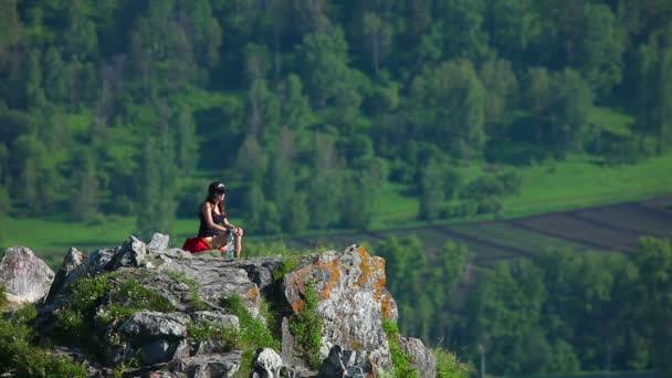 Paar in Bergen — Stockvideo