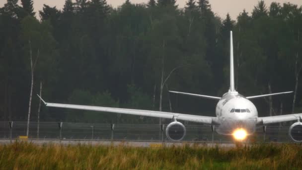 Airbus AirFrance na pasie startowym — Wideo stockowe