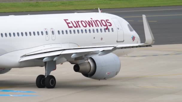 Eurowings Airbus a320 rodaje — Vídeo de stock