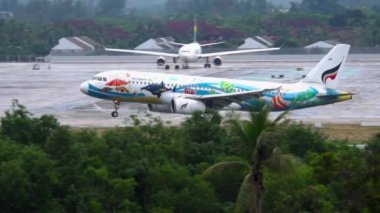 Bangkok Havayolları iniş ve dokunuş